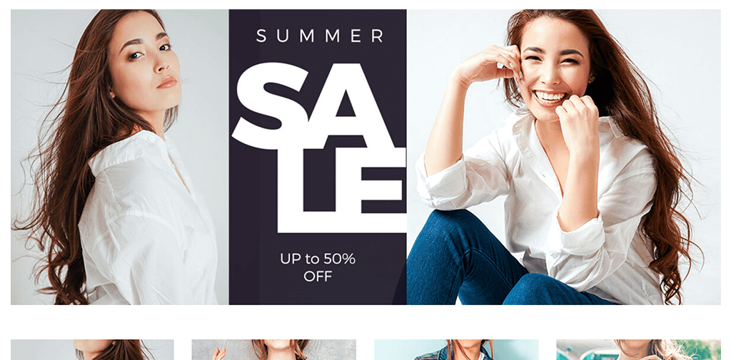 特集バナー＋商品リスト